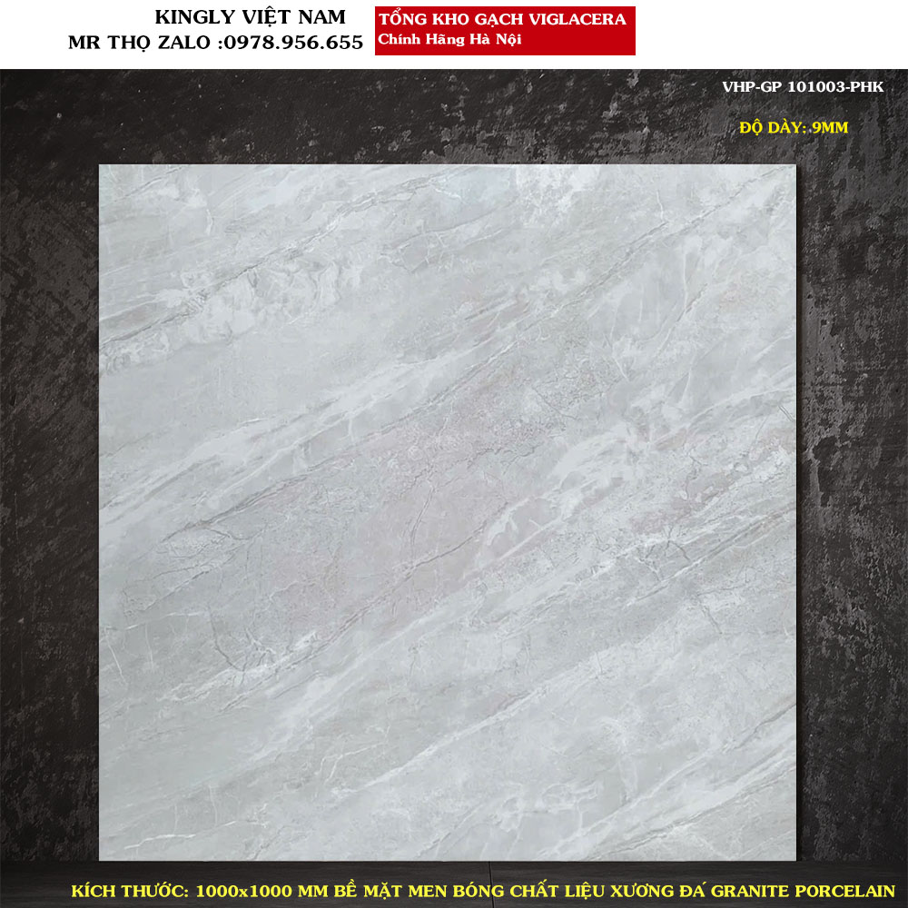 Gạch lát nền Viglacera 1000x1000 mm VHP-GP101003 A1